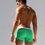 Men's Solid Color Fashion Back Pocket Design Swimming Trunks