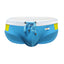 Men's Color Matching Swim Briefs Multi-color Close-fitting Shorts