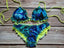 Small Fresh Floral Sexy Bikini Two-Piece Suit Floral Print Bikini Swimsuit Female Swimwear Vacation Beach Swimsuit