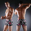 Men's Boxer Print Swim Shorts