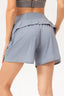 Pocketed Elastic Waist Active Shorts
